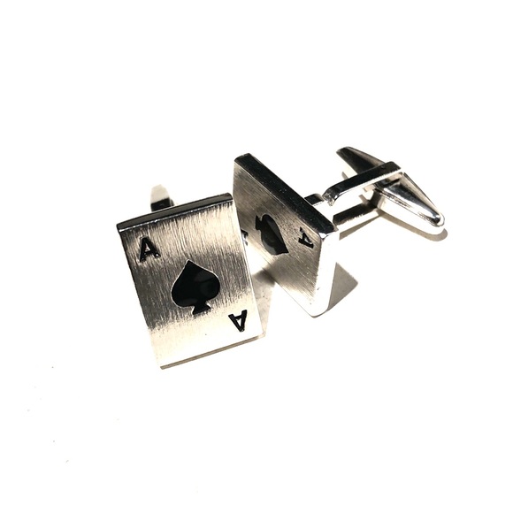 Ace of spades cuff links - Picture 1 of 3